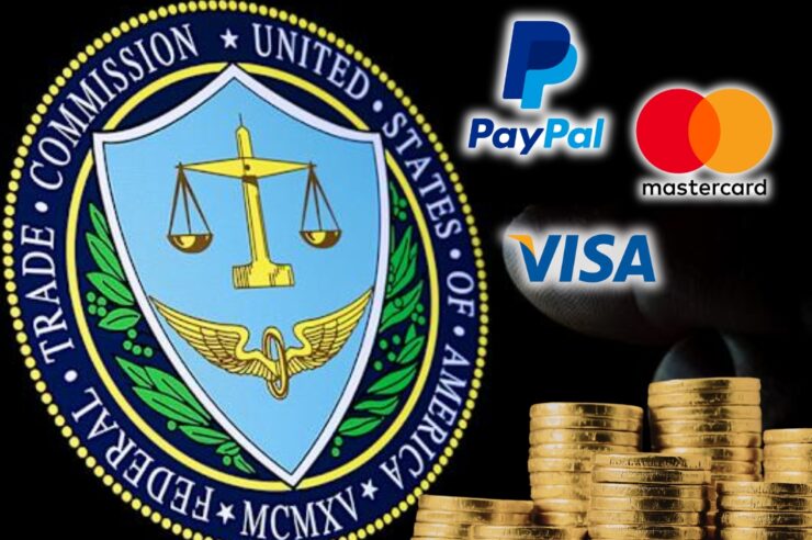 FTC ส่งจดหมายเตือน PayPal, Visa, Mastercard ปม กีดกันบัญชีคริปโต