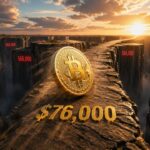 นักวิเคราะห์ย้ำ Bitcoin ต้องยืนเหนือ $76,000 ให้ได้ ไม่งั้นอาจร่วงลงไปแตะ $66,000