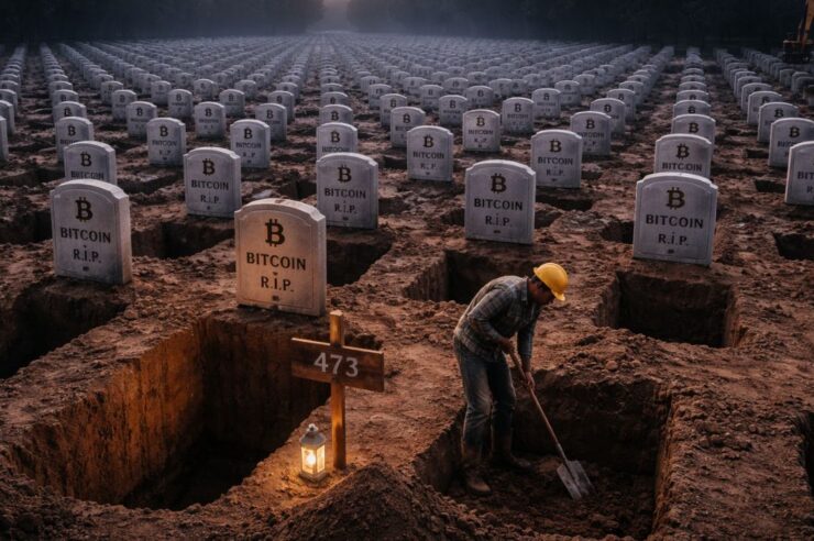 BTC ถูกประกาศว่า “ตาย” ไปแล้ว 472 ครั้ง ถ้าลงทุน 100 บาททุกครั้งที่ประกาศ วันนี้คุณจะมี 7.5 ล้านบาท