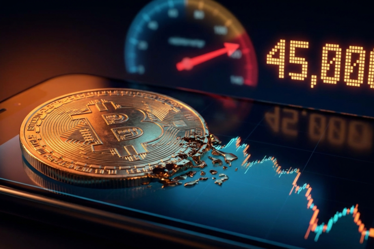 นักเทรดบน Polymarket เทน้ำหนักว่าราคา Bitcoin อาจร่วงแตะ $45,000 ในปีนี้