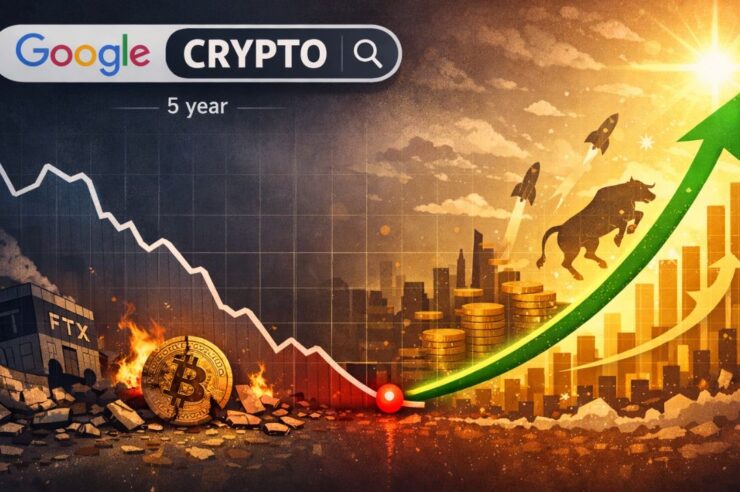 การค้นหา “CRYPTO” บน Google ต่ำสุดในรอบ 5 ปี ระดับเดียวกับ FTX ล่ม แต่ในอดีตคือสัญญาณก่อนตลาดพุ่ง