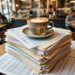 ซื้อกาแฟด้วย Bitcoin ง่ายนิดเดียว แต่อาจต้องจัดการเอกสารภาษี 100 หน้า