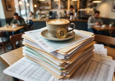 ซื้อกาแฟด้วย Bitcoin ง่ายนิดเดียว แต่อาจต้องจัดการเอกสารภาษี 100 หน้า