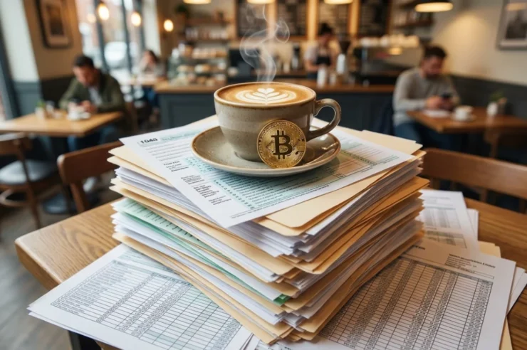 ซื้อกาแฟด้วย Bitcoin ง่ายนิดเดียว แต่อาจต้องจัดการเอกสารภาษี 100 หน้า