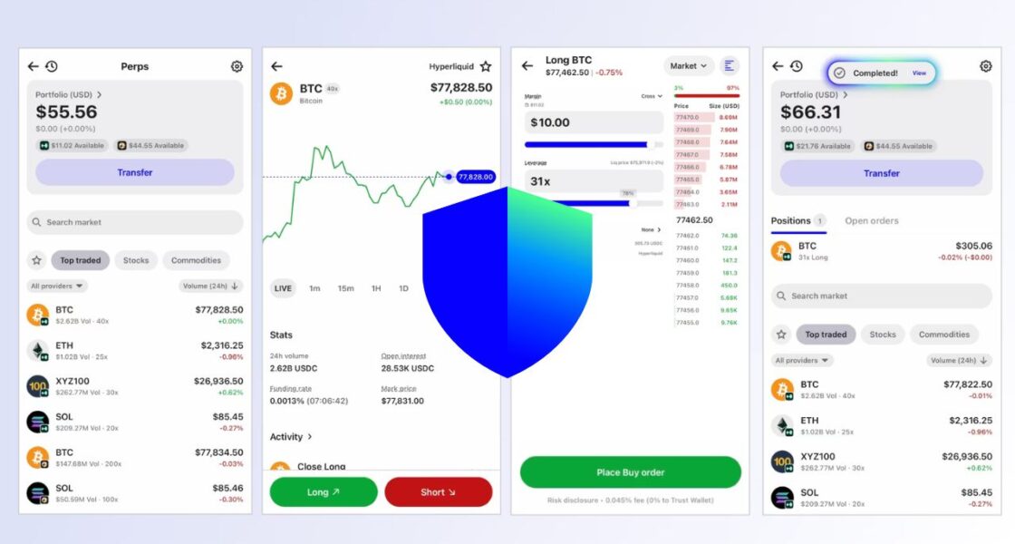 Trust Wallet บุกตลาด Perp-DEX ปลดล็อกเทรดคริปโต-หุ้น-น้ำมัน จบในแอปเดียว