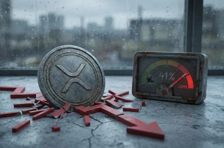ข้อมูลชี้ผู้ถือ XRP ขาดทุนเฉลี่ย 41% แตะระดับต่ำสุดนับตั้งแต่ปี 2022