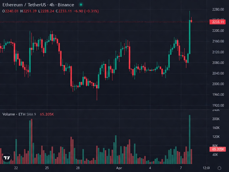 ETH 4H price chart