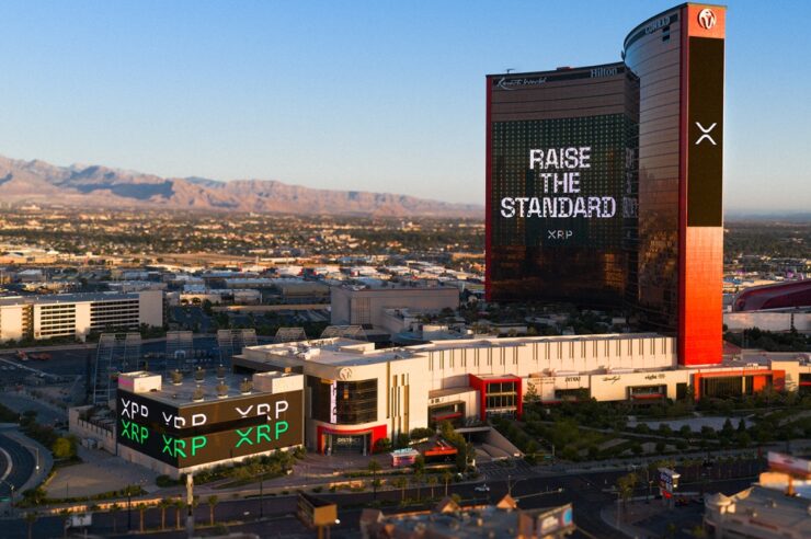 Ripple เล่นใหญ่ ขึ้นบิลบอร์ด XRP ยักษ์ กลางลาสเวกัส รับงานประชุมใหญ่ปี 2026