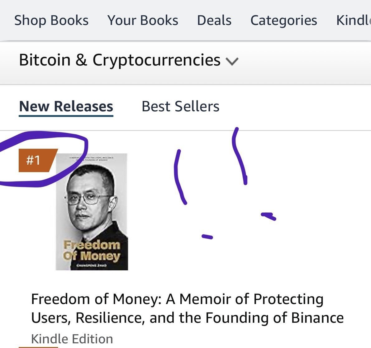 หนังสือ Freedom of Money ขึ้นอันดับ 1 New Releases บน Amazon