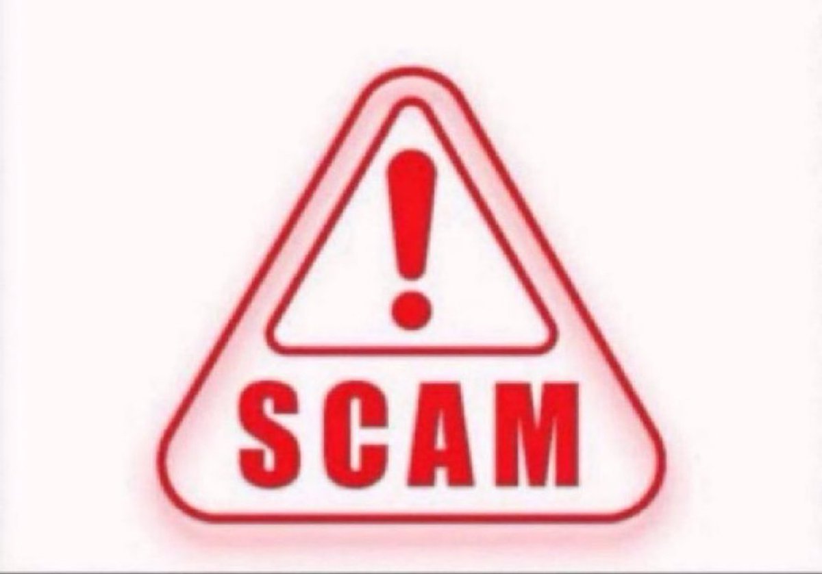 ป้ายเตือน SCAM สีแดงสำหรับเว็บปลอมที่อ้างว่า Elon Musk แจกคริปโต