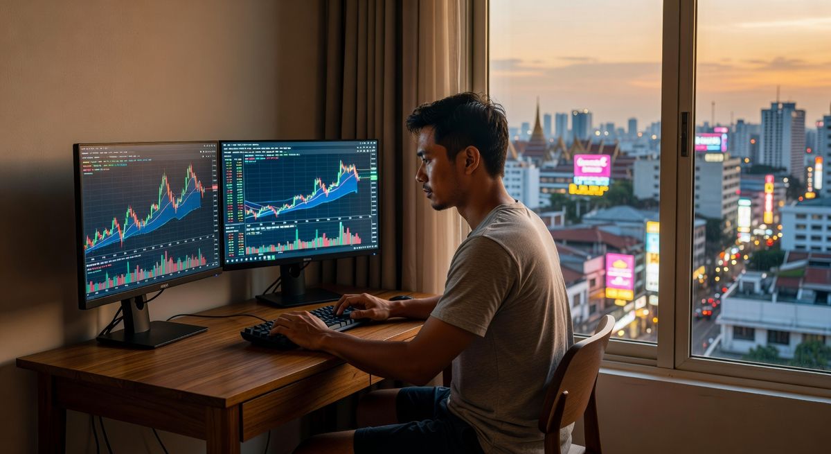 นักเทรดไทยกำลังเดิมพันพอร์ตกับอารมณ์มนุษย์คนเดียว