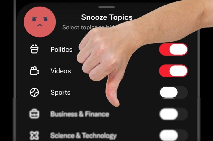 สถิติชี้ คนรำคาญคริปโตกดซ่อนฟีดบน X อันดับหนึ่งแซง AI และการเมือง 