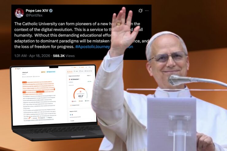 คดีพลิก เครื่องมือตรวจจับสุดแม่นชี้ คำเตือนเรื่อง AI ของโป๊ป อาจเขียนด้วย AI เสียเอง