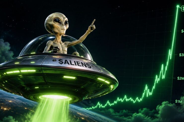เหรียญ $Aliens พุ่ง 465% หลังเพนตากอนเปิดแฟ้มลับ UFO ดันกระแสเหรียญมีมพุ่งร้อนแรงที่สุดในปี 2026