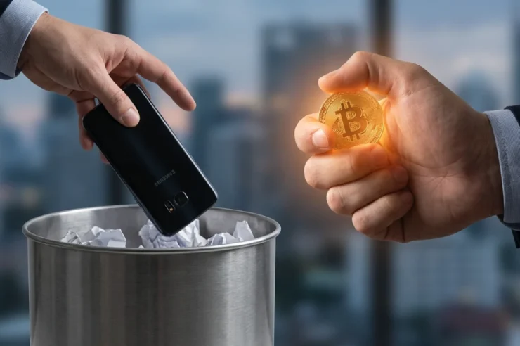 นักลงทุนเกาหลีใต้เตรียมเทขายหุ้น Samsung เพื่อเข้าซื้อ Bitcoin