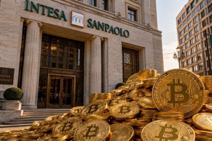 Intesa Sanpaolo ธนาคารที่ใหญ่สุดของอิตาลีเพิ่มเงินลงทุนคริปโตแตะ 7.7 พันล้านบาท