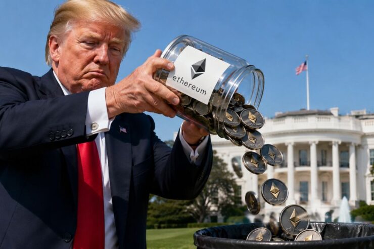 กระเป๋า World Liberty Financial ของ Trump เทขาย Ethereum กว่า 340 ล้านบาท