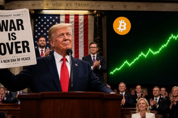 Trump ประกาศสงครามอิหร่าน “จบแล้ว” ต่อสภาคองเกรส  ดันราคา Bitcoin พุ่งทะลุ $78,000 
