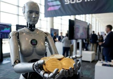 ai-robot-with-solana-coins