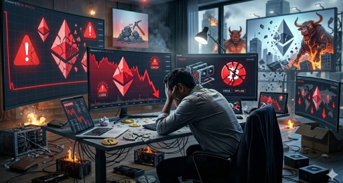 Bitmine ของ Tom Lee ขาดทุนลอยตัว $7,800 หลัง ETH ราคาร่วง