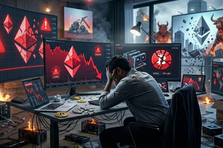 Bitmine ของ Tom Lee ขาดทุนลอยตัว $7,800 หลัง ETH ราคาร่วง