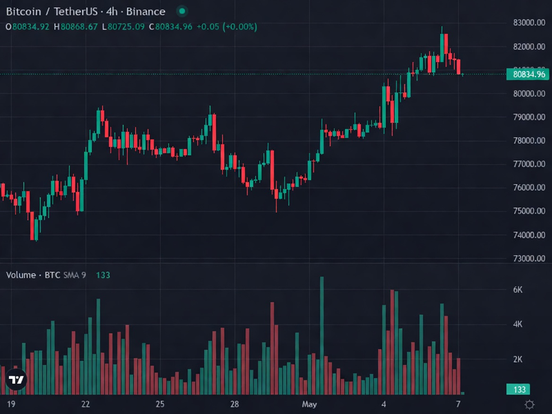 BTC 4H price chart