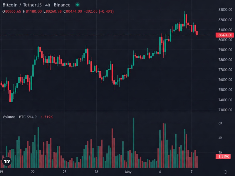 BTC 4H price chart