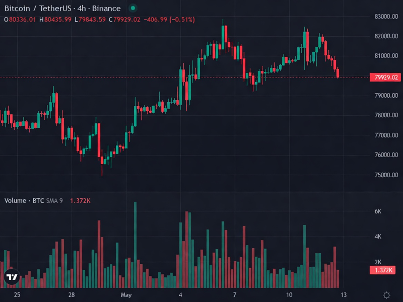 BTC 4H price chart