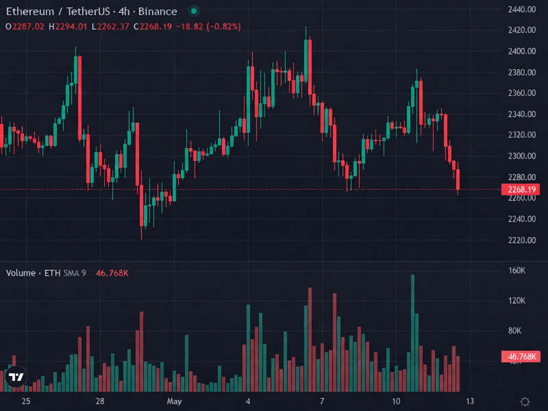ETH 4H price chart
