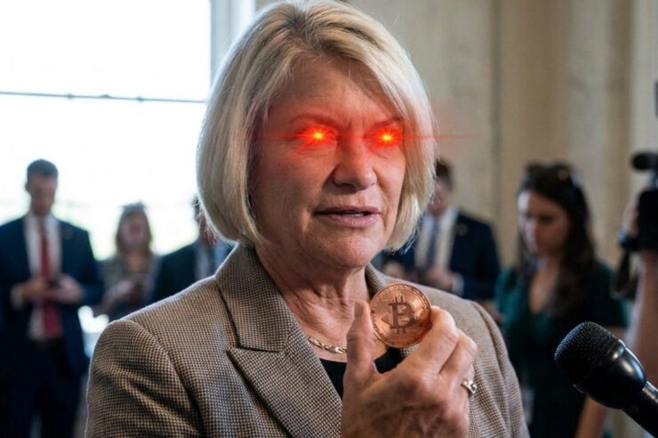 Cynthia Lummis เปลี่ยนรูปโปรฯใส่ “เลเซอร์”ที่ตาส่งสัญญาณบวกก่อนโหวต CLARITY