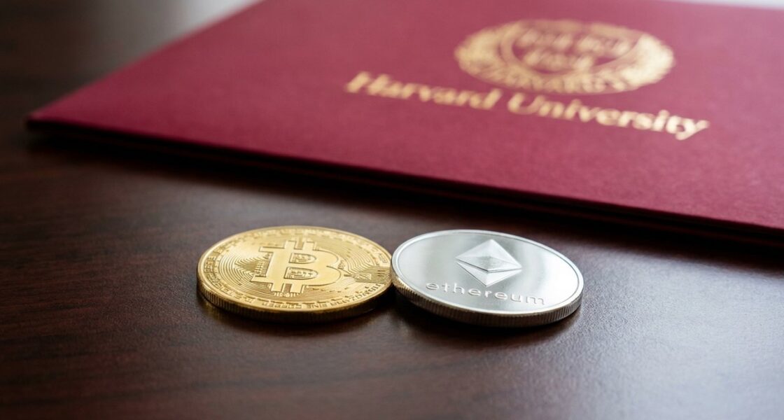 Harvard ลดถือ Bitcoin ETF 43% และขาย Ethereum ETF ทิ้งหมด $87 ล้าน
