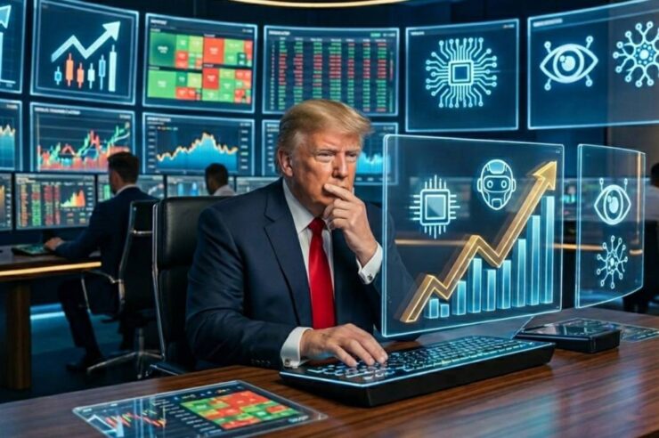 รายงานเผย Trump เทรดหุ้น 3,642 ครั้งในไตรมาสแรกของปีฟันกำไรทะลุ 100%