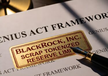 BlackRock จี้ OCC ยกเลิกเพดาน 20% สินทรัพย์สำรองโทเคนใน GENIUS Act