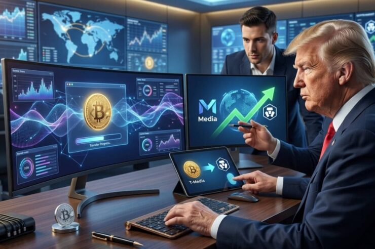 Trump Media โอน Bitcoin 2,650 BTC ไปเว็บเทรด Crypto.com
