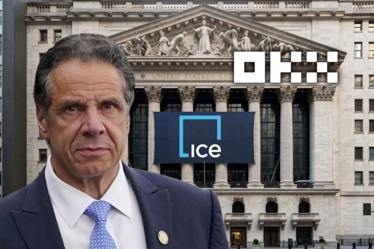 ICE จับมือ OKX ลุยตลาดหุ้นโทเคน ดึงอดีตผู้ว่าการนิวยอร์กนั่งประธานร่วม 