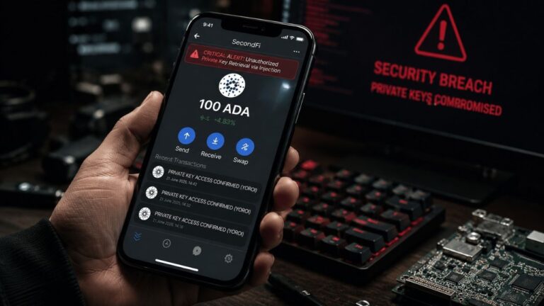 SecondFi กระเป๋าคริปโตยอดฮิตบน Cardano ถูกแฮก คาดผู้ใช้สูญเงินกว่า 700 ล้านบาท