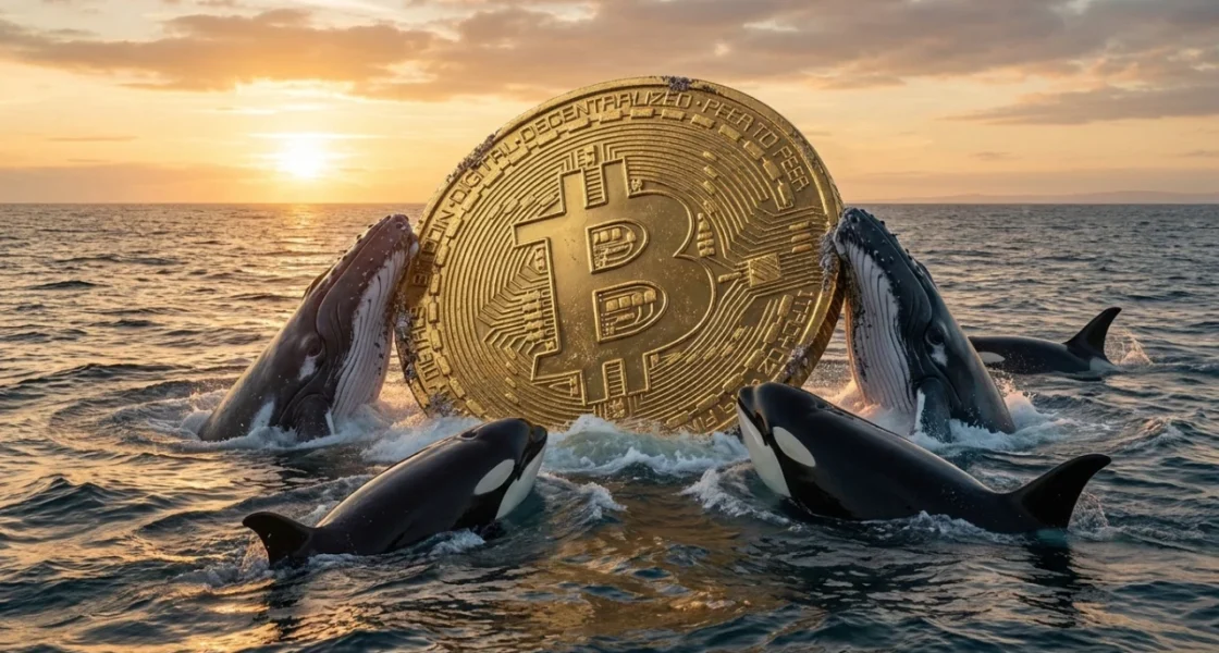 วาฬ Bitcoin ยุติแรงเทขายครั้งใหญ่ ดันราคากลับมายืนเหนือ 65,000 ดอลลาร์