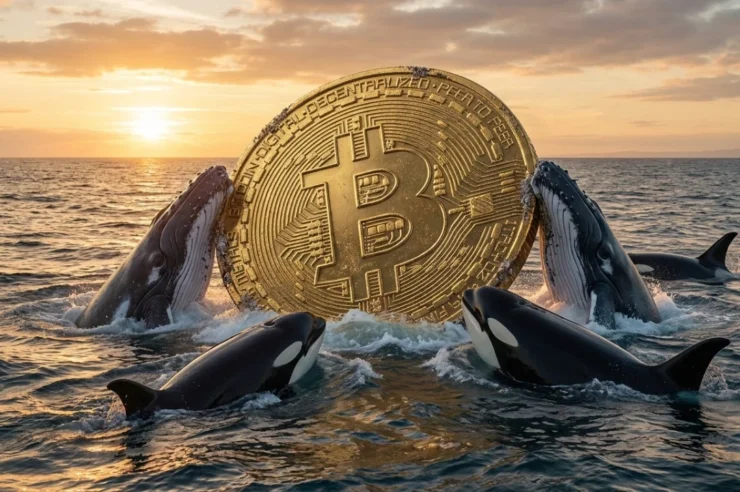 วาฬ Bitcoin ยุติแรงเทขายครั้งใหญ่ ดันราคากลับมายืนเหนือ 65,000 ดอลลาร์
