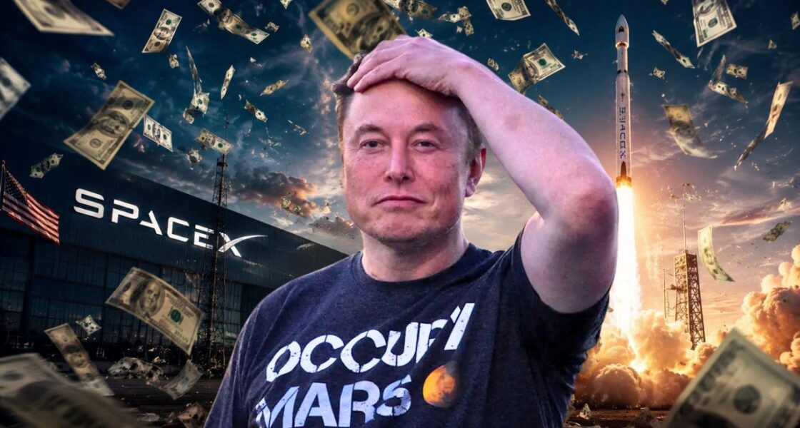 Elon Musk ขึ้นแท่นมหาเศรษฐีล้านล้านคนแรกของโลก หลังหุ้น SpaceX พุ่งติดจรวด