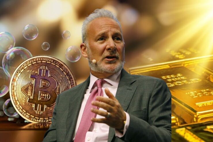 Peter Schiff ชี้ทองคำร่วงคือโอกาส แต่ Bitcoin ร่วงคือฟองสบู่