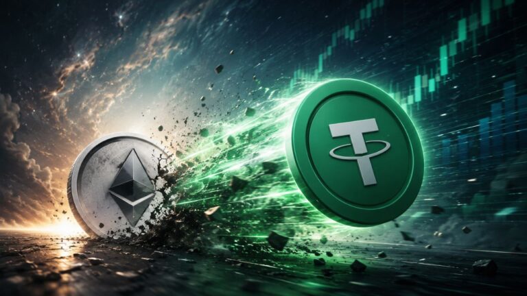 Ethereum ถูก USDT แซงแล้ว! ภาพที่ไม่เคยเกิดขึ้นมาก่อนกำลังเกิดขึ้นในตลาดคริปโต
