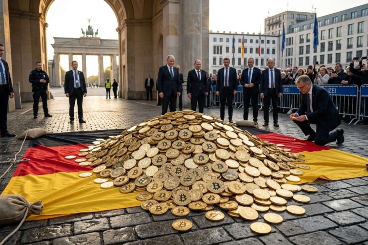 ราคา Bitcoin ใกล้แตะจุดที่เยอรมันเทขาย Bitcoin เกือบ 50,000 BTC
