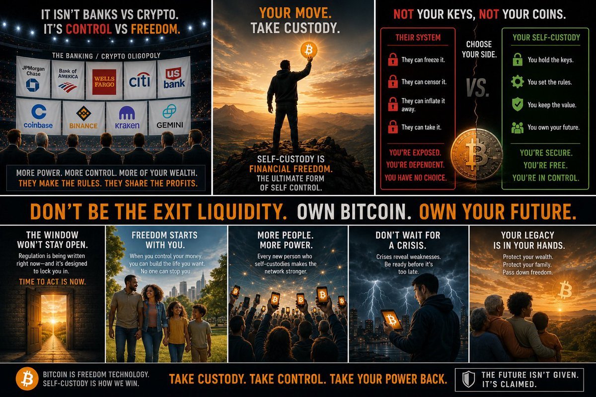 อินโฟกราฟิกเปรียบเทียบระบบธนาคารกับการถือ Bitcoin ด้วยตัวเอง
