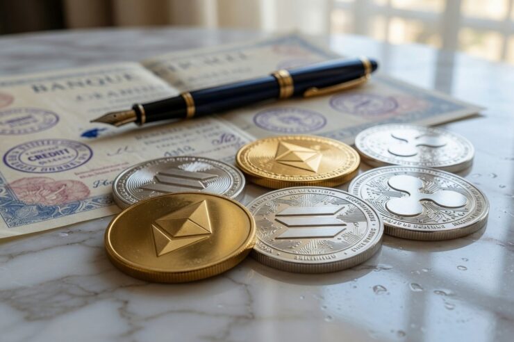 Societe Generale นำ Stablecoin ขึ้น 4 บล็อกเชน ETH, SOL, Stellar, XRP