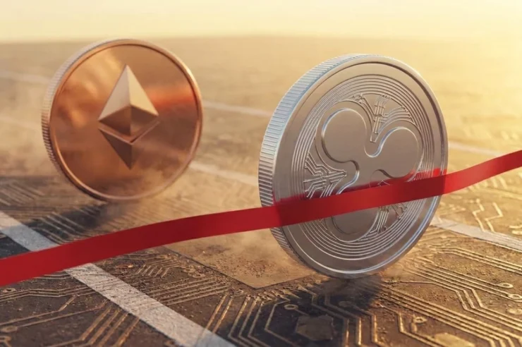 XRP เอาชนะ Ethereum สำเร็จ หลังอุปทานเหรียญ Ripple USD แซงหน้า ETH