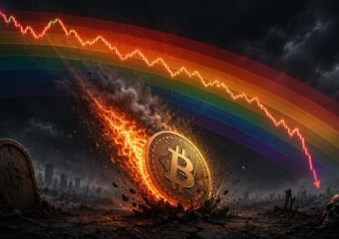 Bitcoin ร่วงเข้าโซน “BTC is Dead” ของกราฟ Bitcoin Rainbow อีกครั้งในรอบ 4 ปี