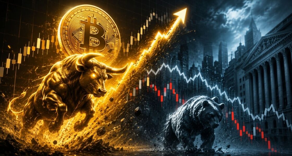 อัตราส่วน Bitcoin เทียบ S&P 500 ส่งสัญญาณขาขึ้น BTC อาจแซงตลาดหุ้นครั้งแรกในรอบปี