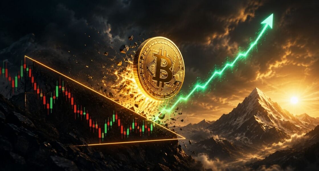 Bitcoin พุ่งทะลุกรอบสามเหลี่ยมขาลง อาจพุ่งไปต่อถึง 65,000 ดอลลาร์เร็ว ๆ นี้