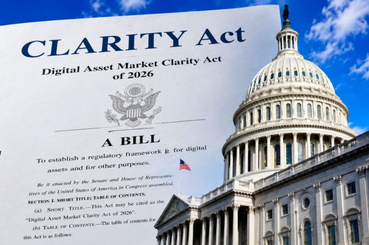 วอชิงตันเดือด ร่างกฎหมาย CLARITY Act เพิ่มข้อห้ามประธานาธิบดีสหรัฐฯ ออกเหรียญคริปโต