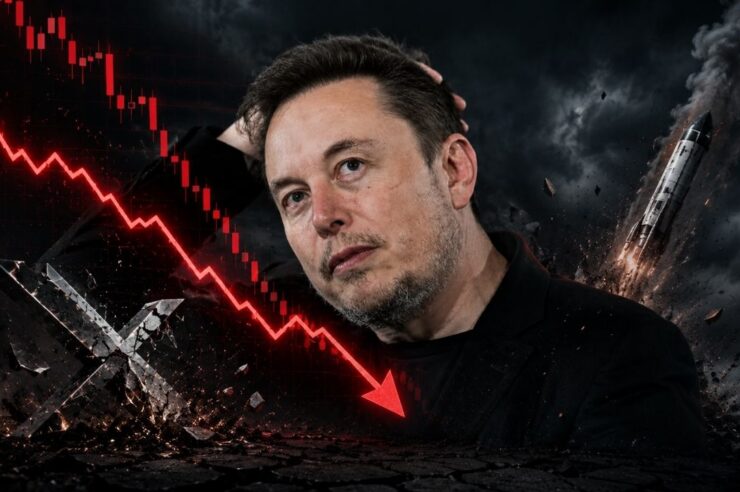 Elon Musk สูญเงินกว่า 5 แสนล้านดอลลาร์ในเวลา 1 เดือน หลัง SpaceX ร่วง 45% หลุดมหาเศรษฐีล้านล้านดอลลาร์